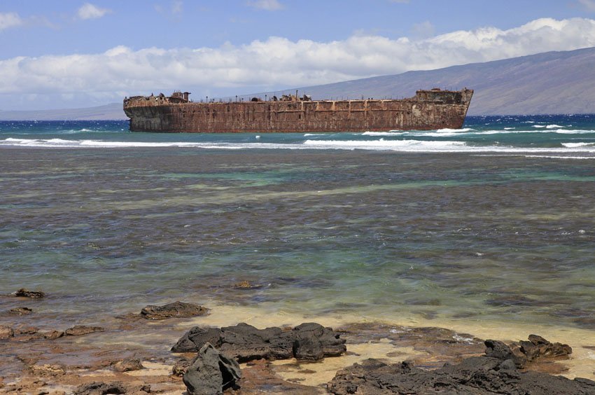 Shipwreck Beach on Lanai